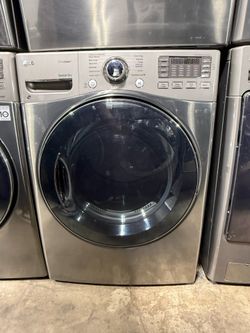 LG Stainless steel front load gas dryer