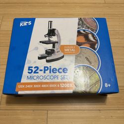 52-Piece Microscope Set by AmScope Kids