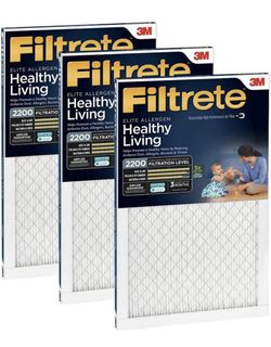 New furnace filter - 20x25x1 - 3 pack