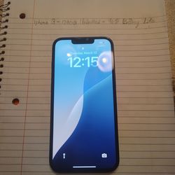 iPhone 13 128Gb unlocked 96% battery life