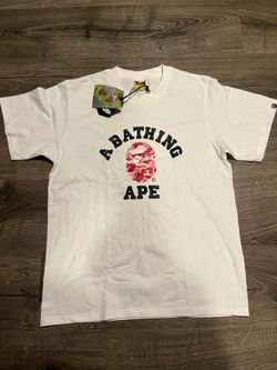Bape pink camo face Tshirt