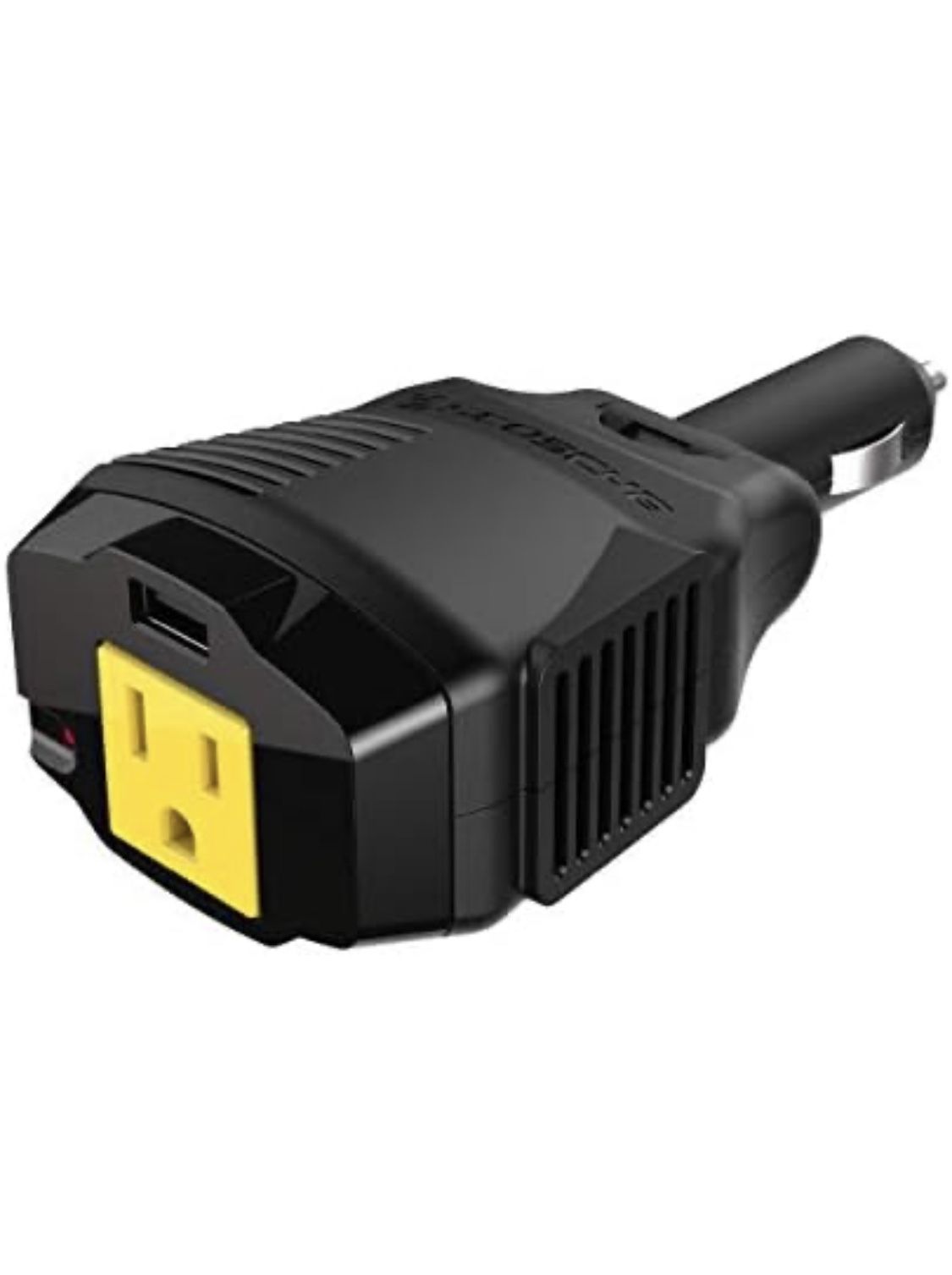 SCOSCHE PI100CL INVERT100 100W Mobile Power Inverter with 1 AC Outlet, 12W USB P