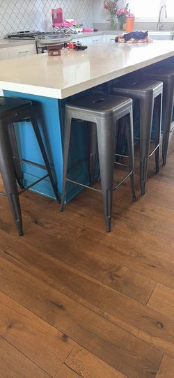 Gray bar stools