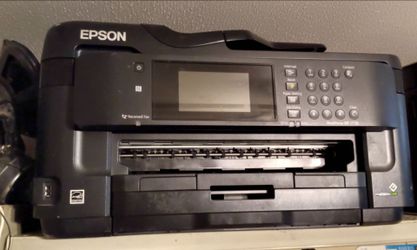 Title: Epson WorkForce WF-7710 Wide-Format Sublimation Printer - Ready to Use!