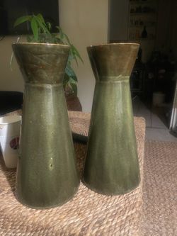 Antique Japanese vases old
