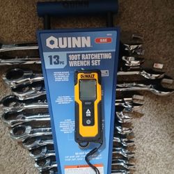 Dewalt Laser Tape Measure Quinn Sae Wrenches
