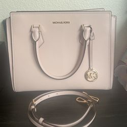 Michael Kors Pink and Black Shiela Bag