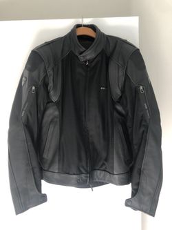 REV’ IT! Motorcycle Jacket (Size 52) and Gloves