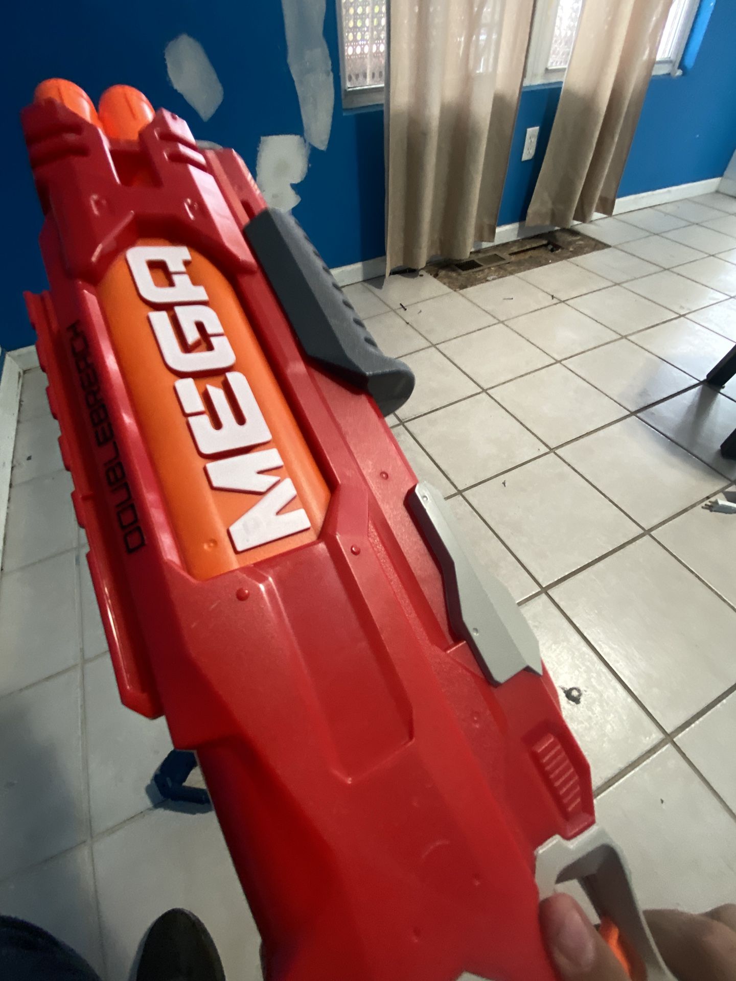 Nerf gun mega double breach