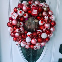 Handmade Valentine Ornament Wreath