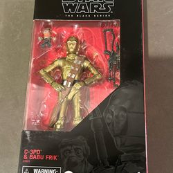 Star Wars Black Series C-3PO & Babu Frik MIB R2-D2 Paper Model MIB Smugglers Box Ceramic Coffee Mug BB8 Pez