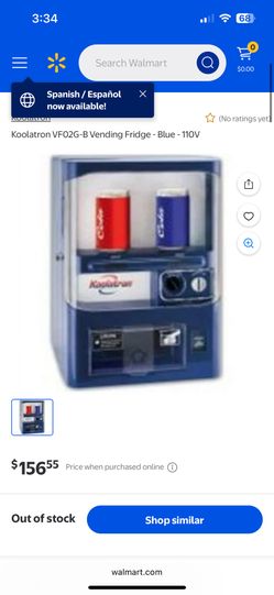 Small vending fridge New