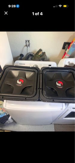 New old stock Kicker L5 15’s Dual 4 ohm from the early 2000’s