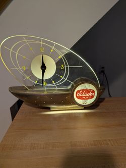 Schaefer Beer Sailboat Clock