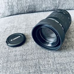 Canon EF 80-200mm 1:4.5-5.6 Lens Made in Japan 1.5m/4.9ft M2 W Lens Hood