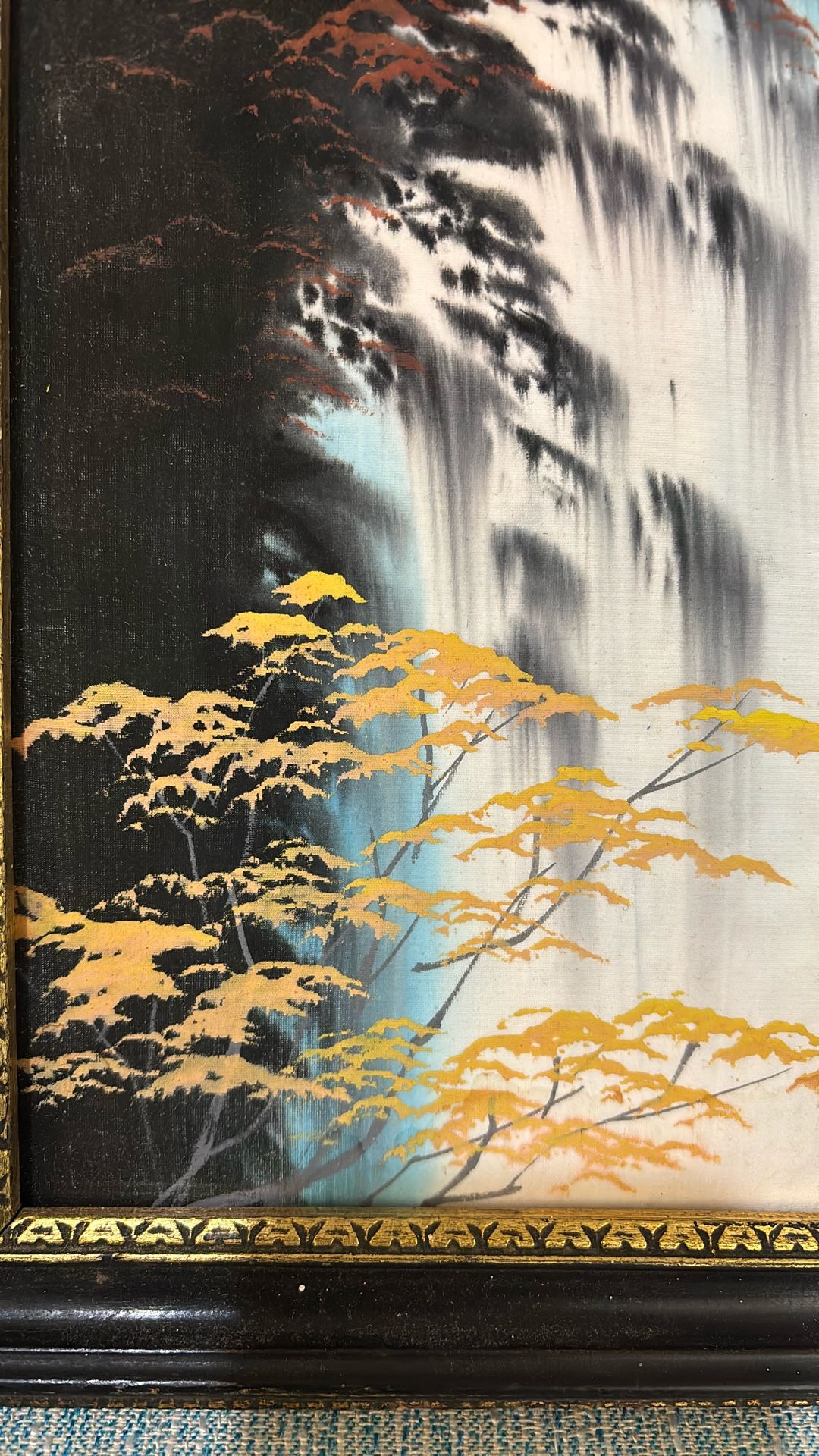 Hand Painted Japanese Silk Painting From Japan