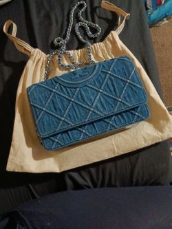 Tony Burch Small Handbag Jean Denim Blue