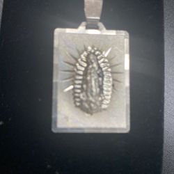 Silver Pendant, Virgin Marry