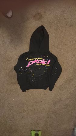 Black sp5der hoodie size S