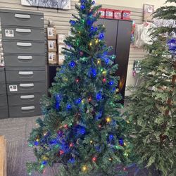 🎄✨ 6 FT Green Artificial Christmas Tree – Color Changing + Remote Control • NEW ✨🎄