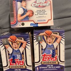 Topps Chrome 2025/26 Basketball Cards 