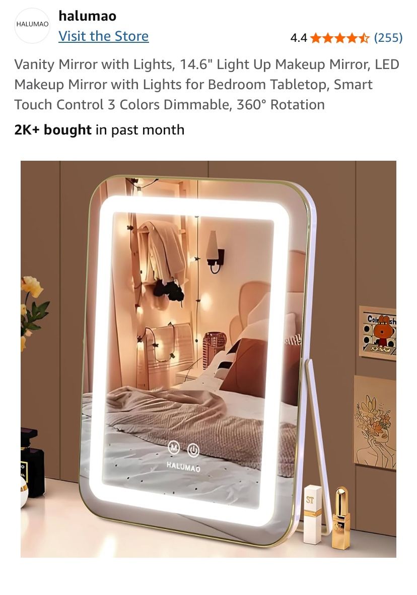 Vanity Mirror with Lights,