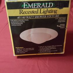 Recessed Bathroom Light Never Used