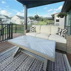 New Ashley Beachcroft Sofa, Outdoor Or Patio , Furniture, Dome Decor, Lawn Garden