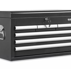 Uline Top Chest - 6 Drawer, Black