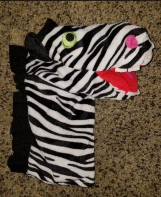 Zebra Hand Puppet
