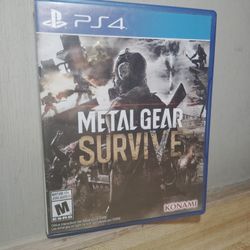 PS4 Metal Gears Survive 
