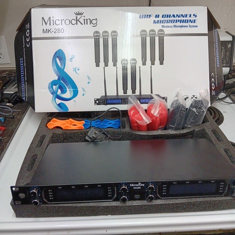 Microking MK-280 UHF 8 Channels Microphone