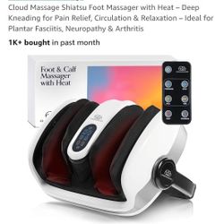 Cloud Massage Shiatsu Foot Massager with Heat

