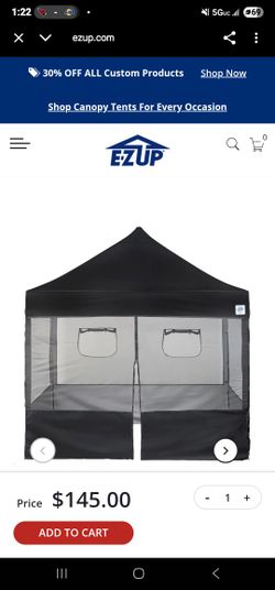 EZUP Commercial Food Booth Mid Zip 10'x10'