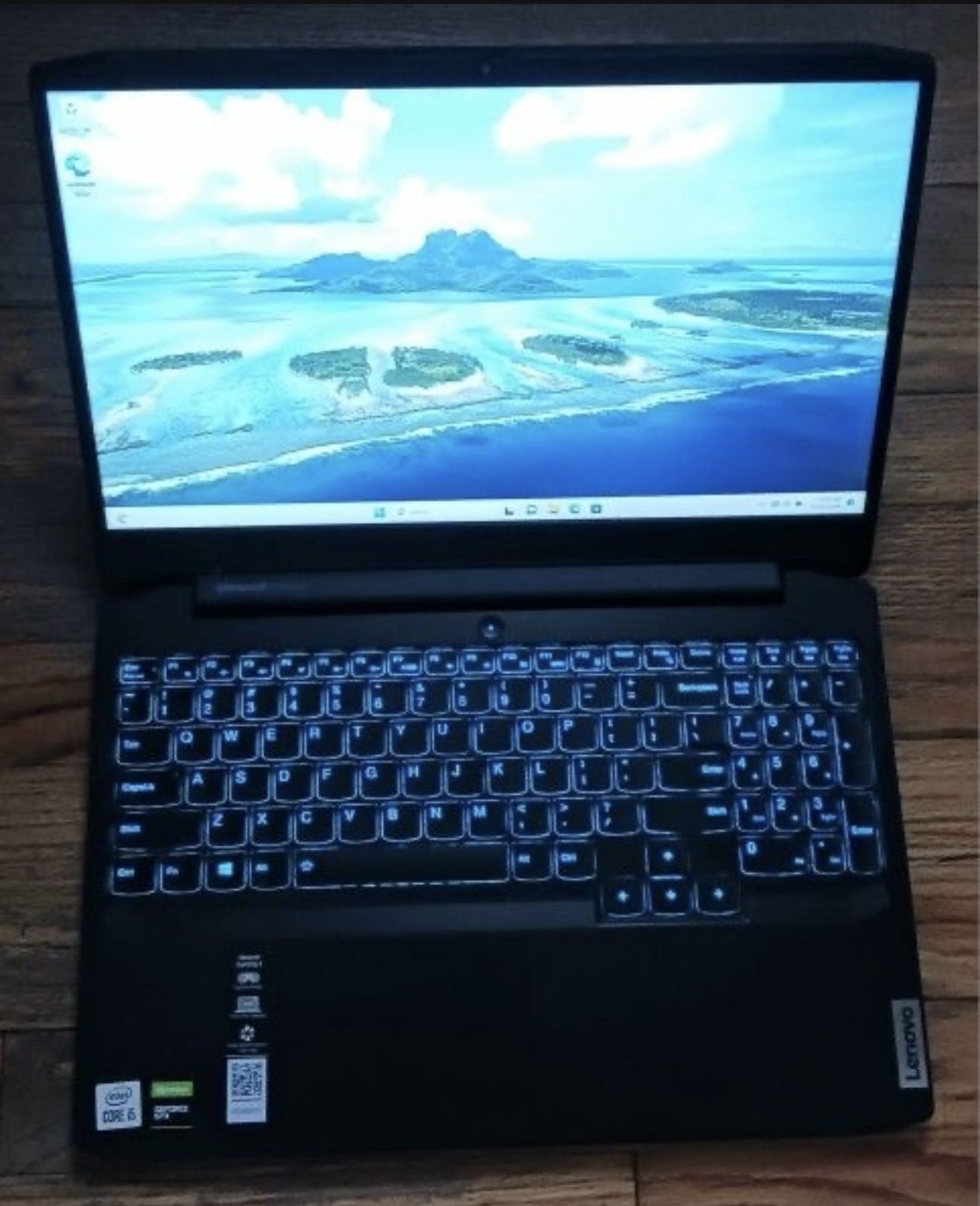 Lenovo 16" Gaming Laptop Intel Core i5-10300H 16 GB RAM 256 GB SSD Webcam 1080P LCD Nvidia GTX 1650 DDR5 Graphics Windows 11 64 Bit OS