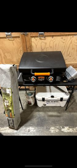 Camping Cooking Set Up.