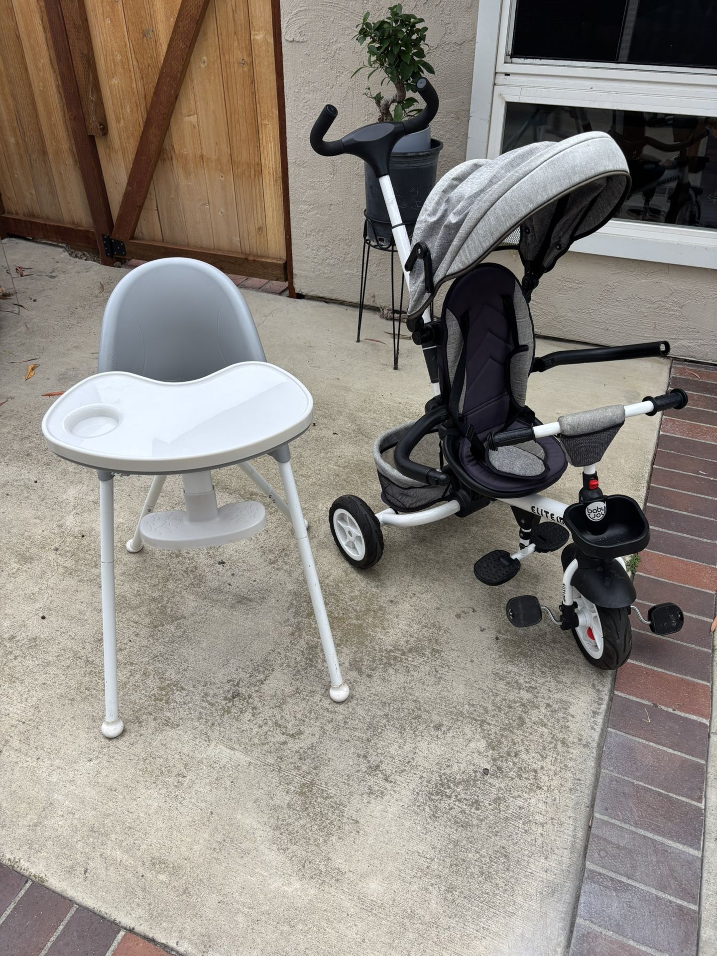 High Chair And Bike Stroller
