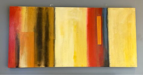 Large Abstract Oil Painting on Canvas