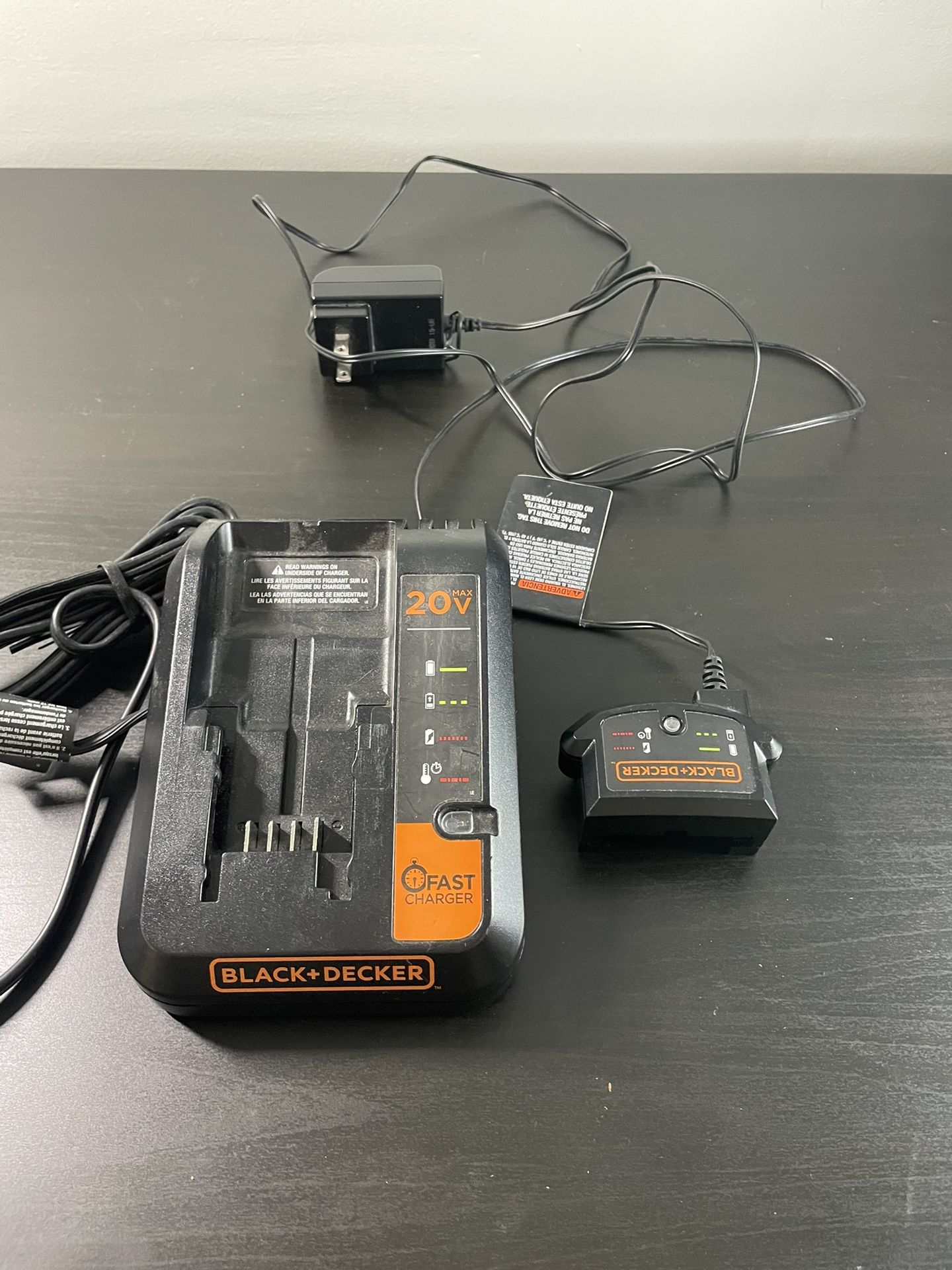 Black + Decker 20v Chargers