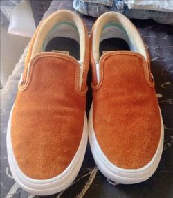 Vans Suede Slip-On Sneakers