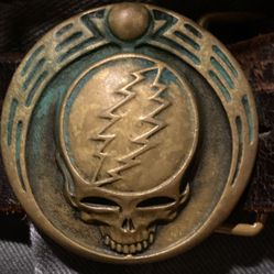 #2 Owsley Stanley Steal Your Face Belt Buckle