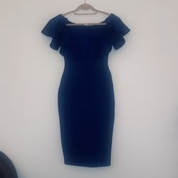 Fancy navy blue dress