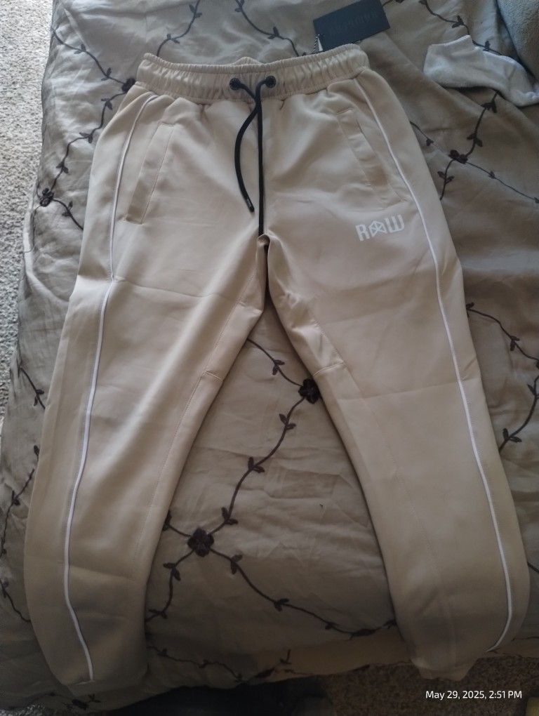 Raw Gear Beige Sweatpants