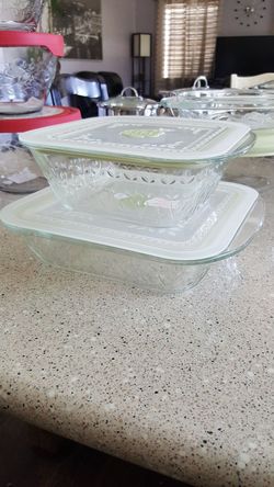 Princess House glass containers
