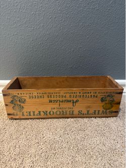 Vintage Swift’s Brookfield Wooden Cheese Crate