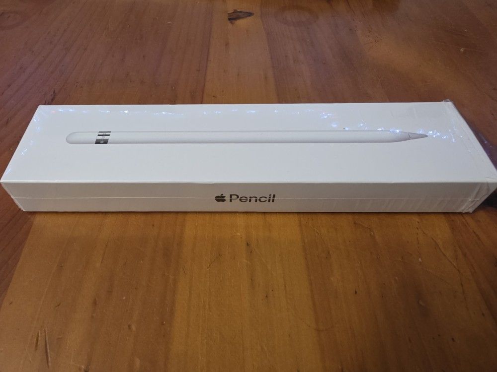 Apple Pencil for iPad (1st Generation) Bluetooth and Lightning connector -White Open Box