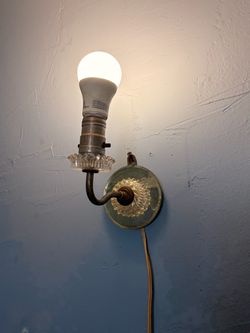 Mid century wall sconce light