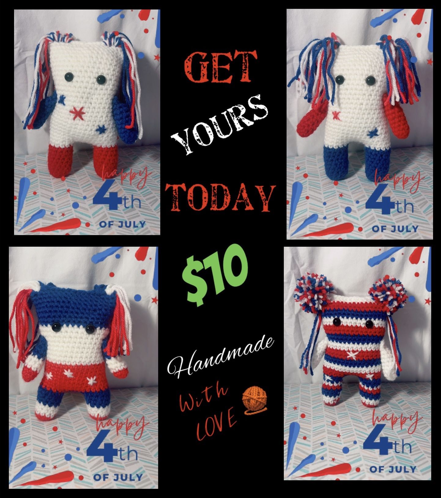 Crochet Monster Plushies