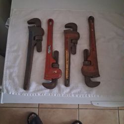PIPE WRENCH RIGID 14" HEAVY DUTY ALLOYD STEEL RIGID MADE IN USA