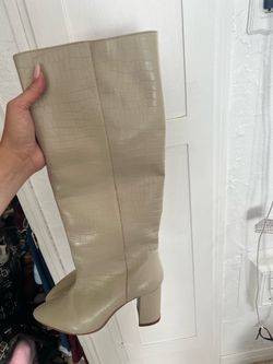 Nasty Gal Leather Knee High Boots